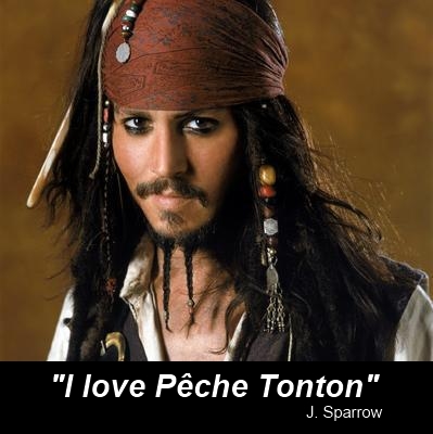 Jack Sparrow aime Pêche Tonton !
