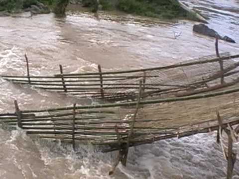 Bamboo fish trap