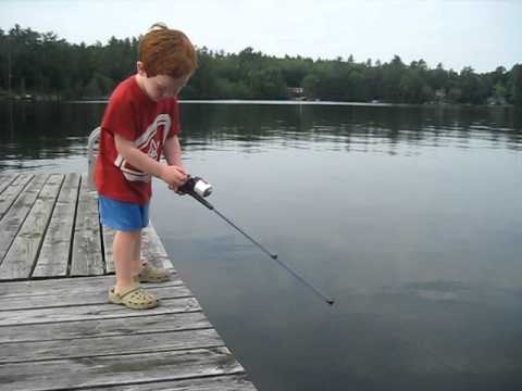 Easy fishing boy