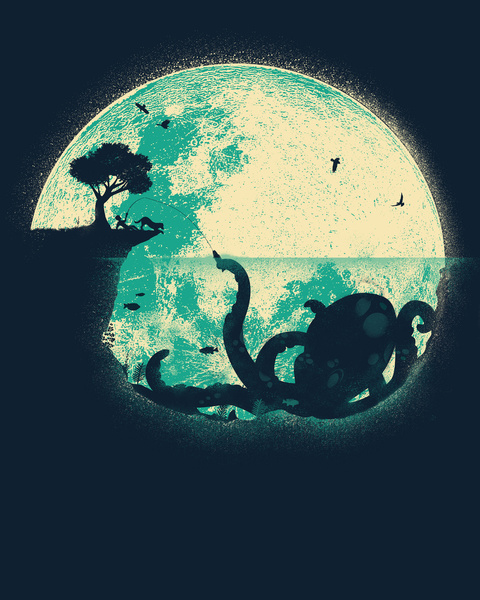 The moon and the Octopus