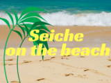 seiche on the beach